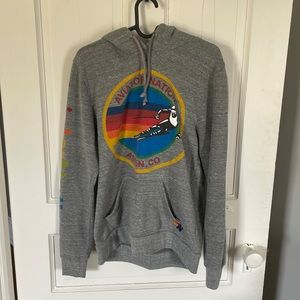 Aviator Nation  “Aspen pullover hoodie- heather grey” WORN ONCE